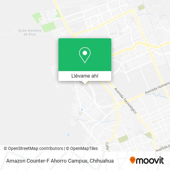 Mapa de Amazon Counter-F Ahorro Campus