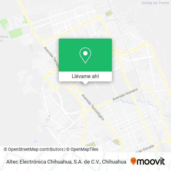 Mapa de Altec Electrónica Chihuahua, S.A. de C.V.