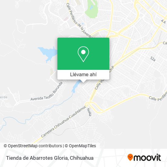 Mapa de Tienda de Abarrotes Gloria