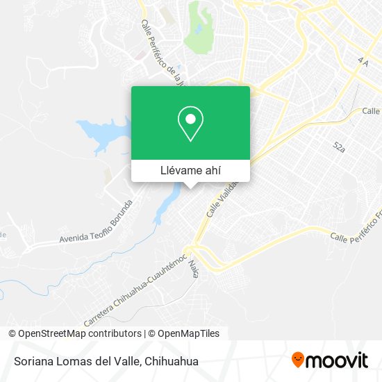 Mapa de Soriana Lomas del Valle