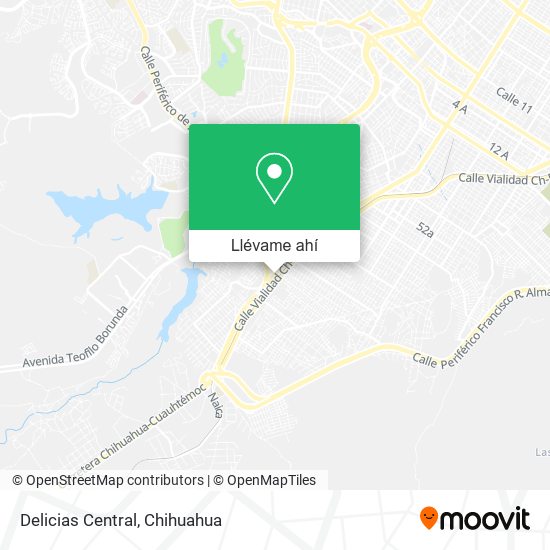 Mapa de Delicias Central