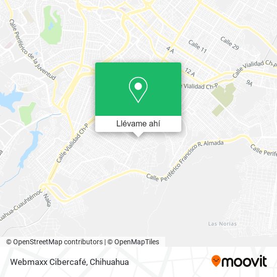 Mapa de Webmaxx Cibercafé