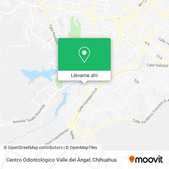 Mapa de Centro Odontológico Valle del Ángel
