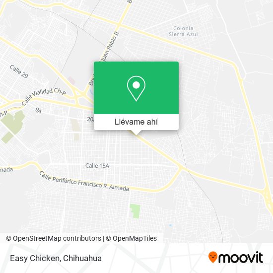 Mapa de Easy Chicken