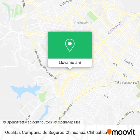 Mapa de Quálitas Compañía de Seguros Chihuahua