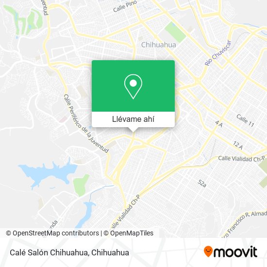 Mapa de Calé Salón Chihuahua