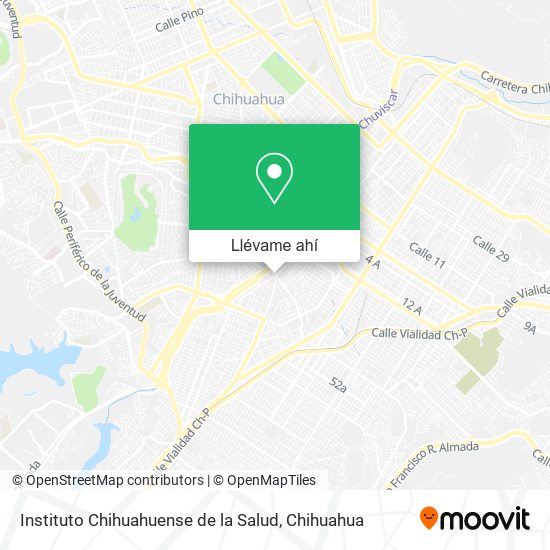 Mapa de Instituto Chihuahuense de la Salud