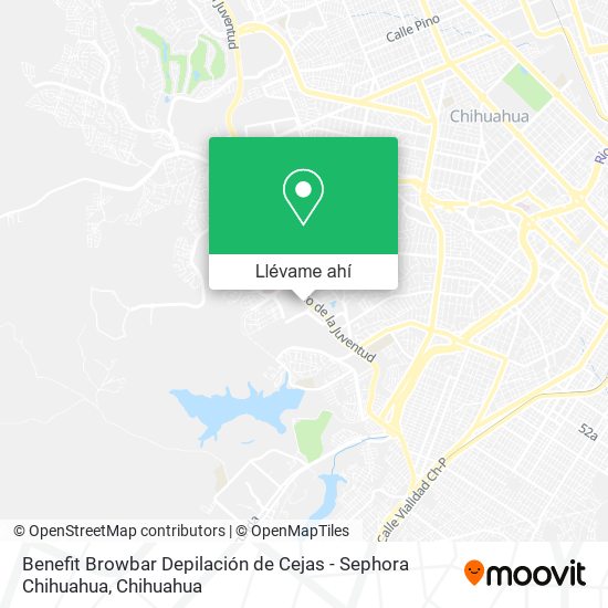 Mapa de Benefit Browbar Depilación de Cejas - Sephora Chihuahua