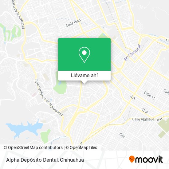 Mapa de Alpha Depósito Dental