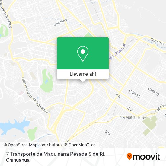 Mapa de 7 Transporte de Maquinaria Pesada S de Rl