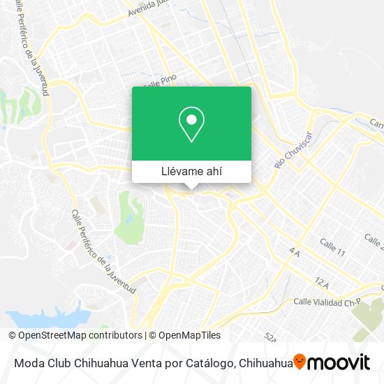 Mapa de Moda Club Chihuahua Venta por Catálogo