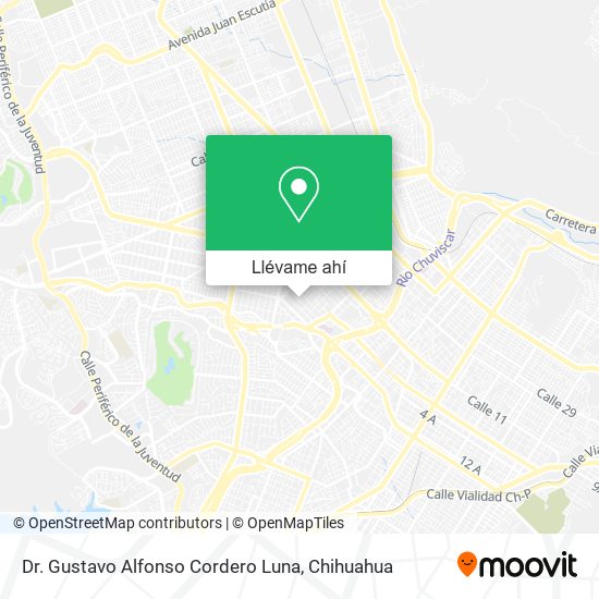 Mapa de Dr. Gustavo Alfonso Cordero Luna
