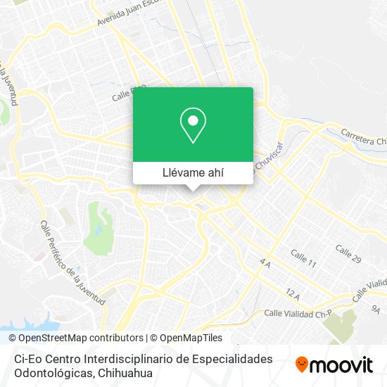 Mapa de Ci-Eo Centro Interdisciplinario de Especialidades Odontológicas