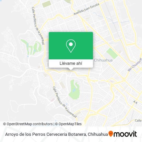 Mapa de Arroyo de los Perros Cervecería Botanera