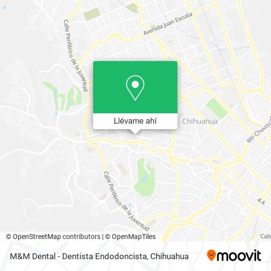 Mapa de M&M Dental - Dentista Endodoncista