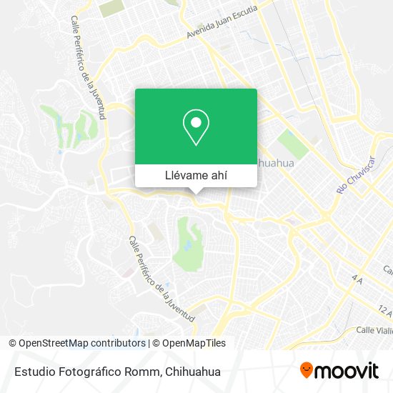 Mapa de Estudio Fotográfico Romm