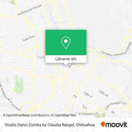 Mapa de Studio Danci Zumba by Claudia Rangel