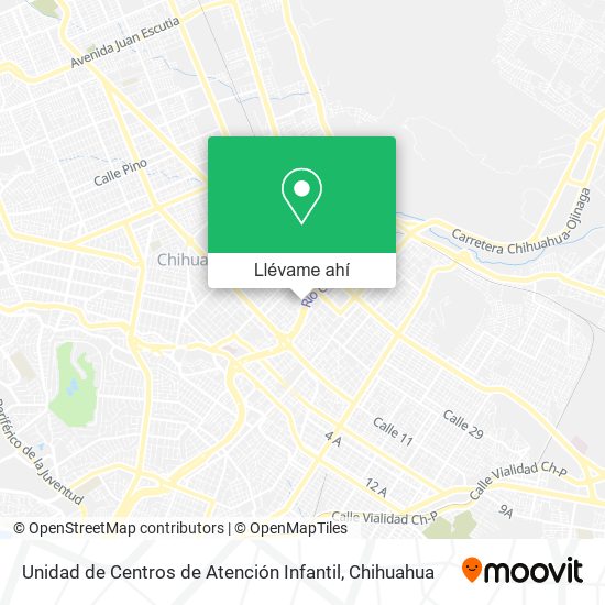 Mapa de Unidad de Centros de Atención Infantil