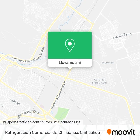 Mapa de Refrigeración Comercial de Chihuahua