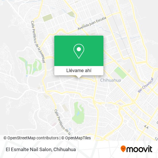 Mapa de El Esmalte Nail Salon