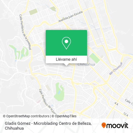 Mapa de Gladis Gómez - Microblading Centro de Belleza