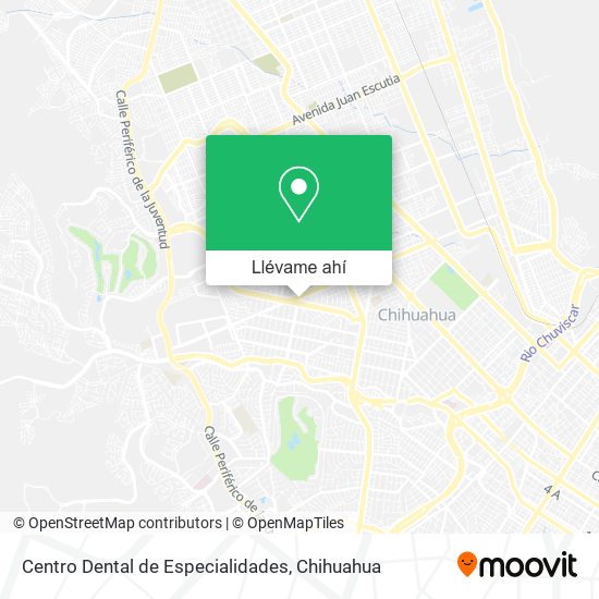 Mapa de Centro Dental de Especialidades