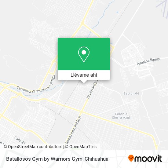 Mapa de Batallosos Gym by Warriors Gym