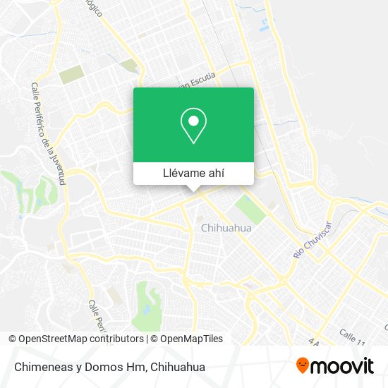 Mapa de Chimeneas y Domos Hm