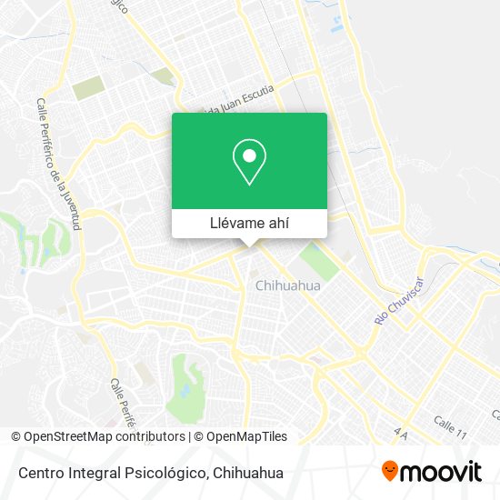 Mapa de Centro Integral Psicológico