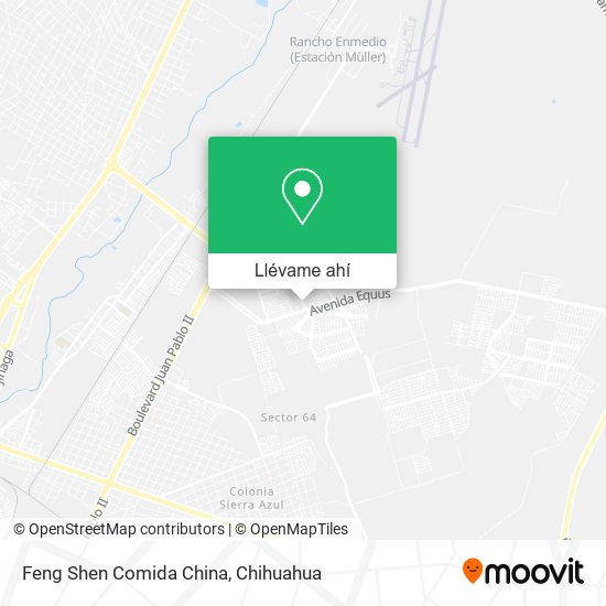 Mapa de Feng Shen Comida China