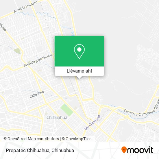 Mapa de Prepatec Chihuahua