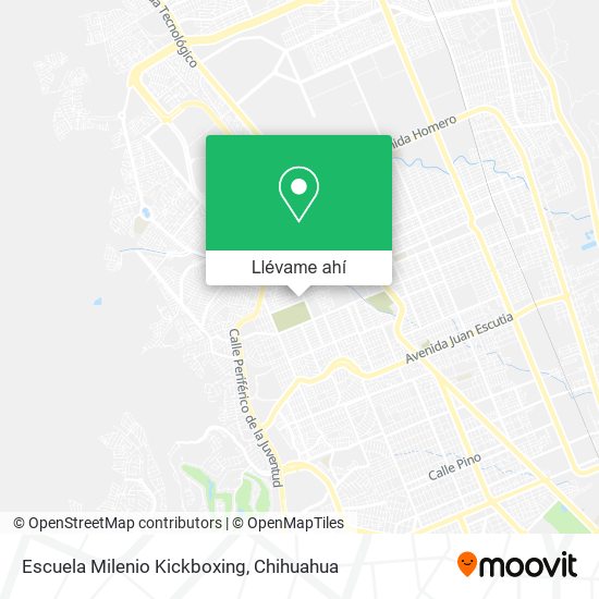 Mapa de Escuela Milenio Kickboxing