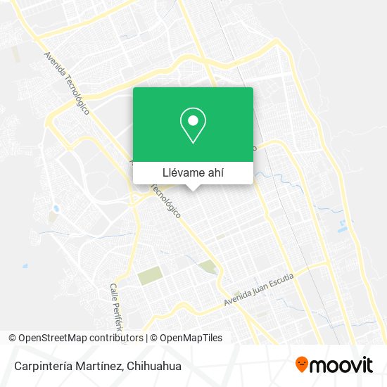 Mapa de Carpintería Martínez