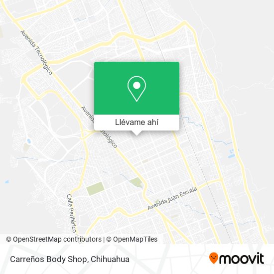 Mapa de Carreños Body Shop