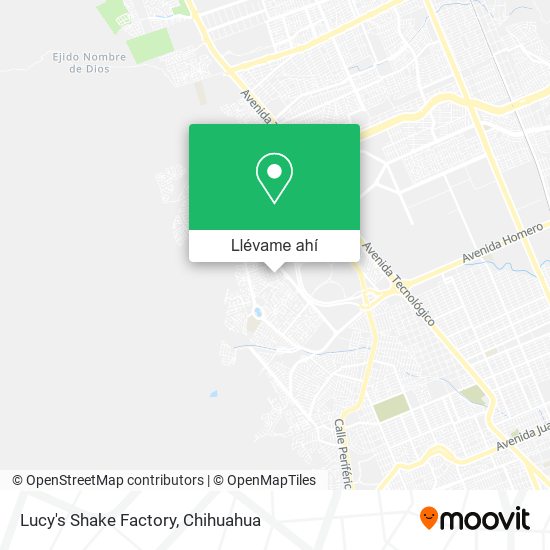 Mapa de Lucy's Shake Factory