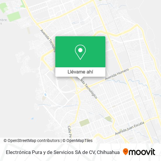 Mapa de Electrónica Pura y de Servicios SA de CV