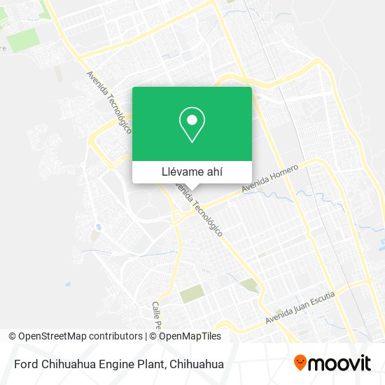 Mapa de Ford Chihuahua Engine Plant