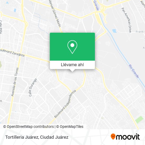 ¿Cómo llegar a Tortilleria Juárez en Juarez en Autobús?