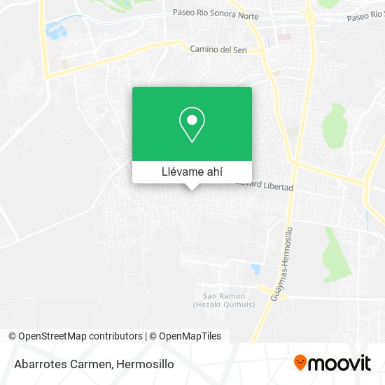 Mapa de Abarrotes Carmen