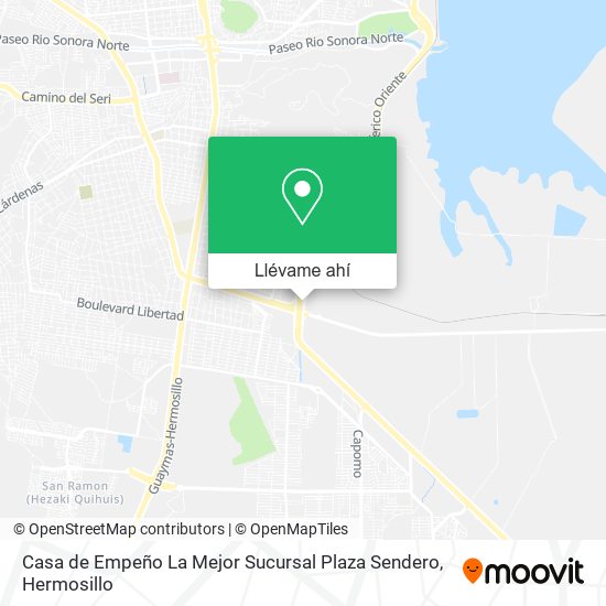 ¿Cómo llegar a Casa de Empeño La Mejor Sucursal Plaza Sendero en Hermosillo en Autobús? ¿Cómo llegar a Casa de Empeño La Mejor Sucursal Plaza Sendero en Hermosillo en Autobús?