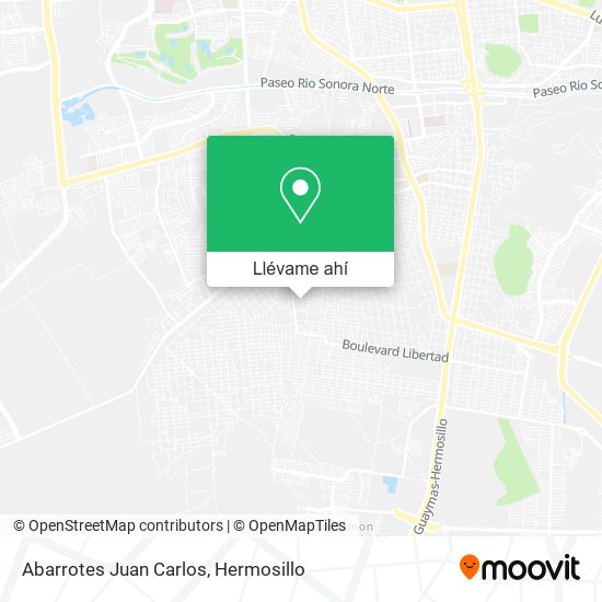 Mapa de Abarrotes Juan Carlos