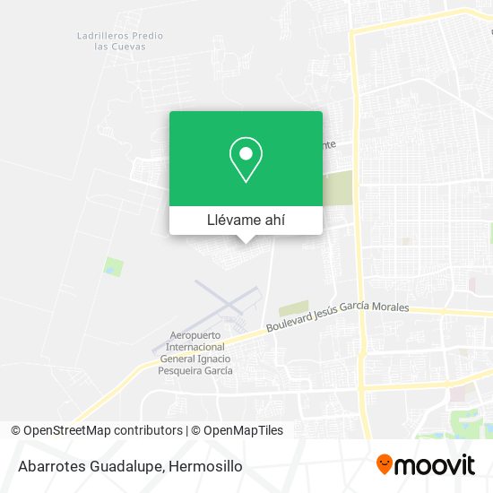 Mapa de Abarrotes Guadalupe