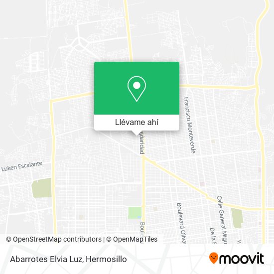 Mapa de Abarrotes Elvia Luz