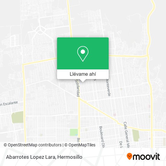 Mapa de Abarrotes Lopez Lara