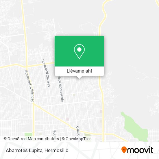 Mapa de Abarrotes Lupita