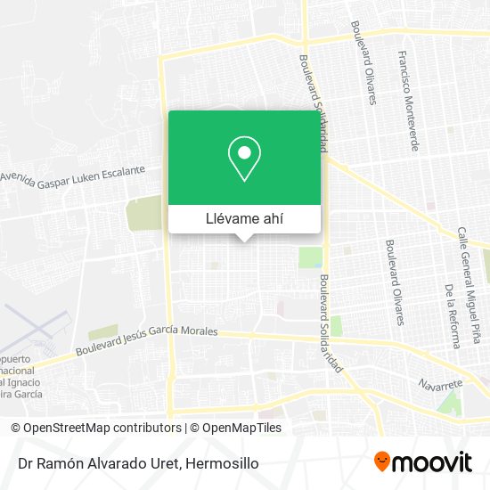 Mapa de Dr Ramón Alvarado Uret