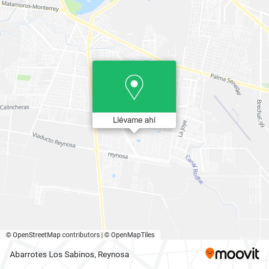 Mapa de Abarrotes Los Sabinos