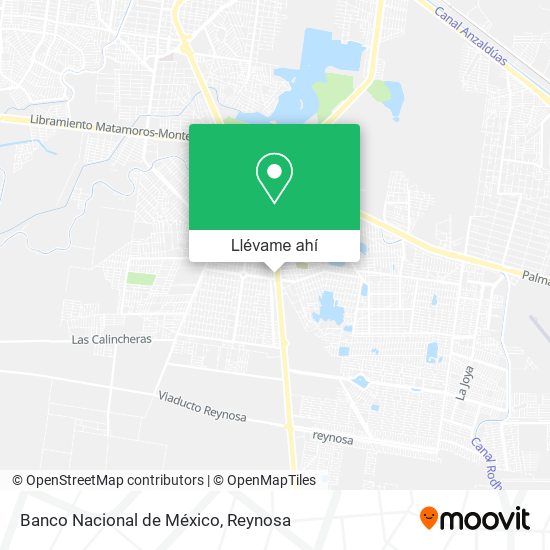 Mapa de Banco Nacional de México