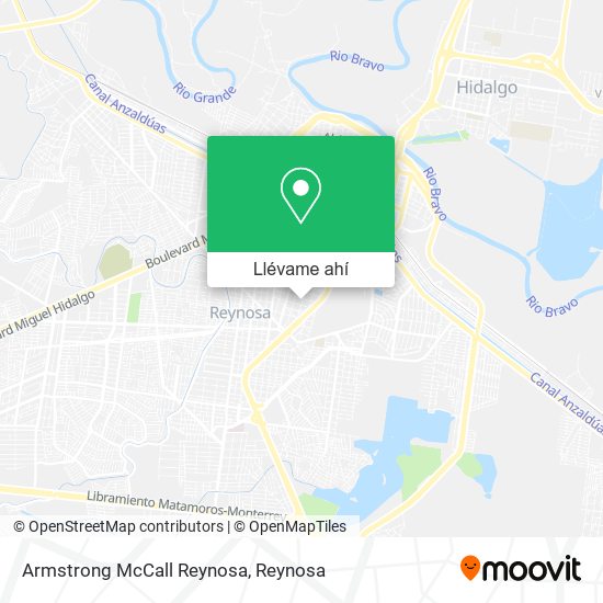 Mapa de Armstrong McCall Reynosa