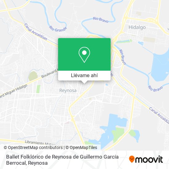 Mapa de Ballet Folklórico de Reynosa de Guillermo García Berrocal